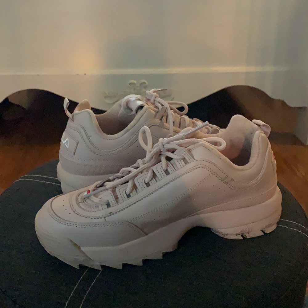 Pink Fila Disrupters